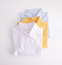 Load image into Gallery viewer, Baby Kid Boys Solid Color Shirts Wholesale 230303313
