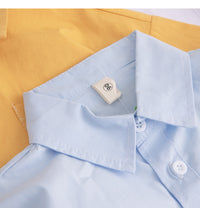 Load image into Gallery viewer, Baby Kid Boys Solid Color Shirts Wholesale 230303313
