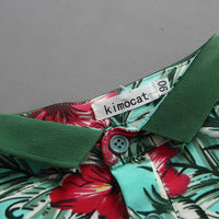 Load image into Gallery viewer, 2 Pieces Set Baby Kid Boys Color-blocking Flower Print Shirts And Ripped Shorts Wholesale 23030801
