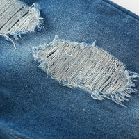 Load image into Gallery viewer, 3 Pieces Set Baby Kid Girls Flower Print T-Shirts Jackets Outwears And Ripped Pants Wholesale 23030802
