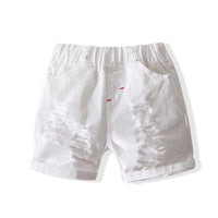 Load image into Gallery viewer, 2 Pieces Set Baby Kid Boys Flower Print Shirts And Solid Color Shorts Wholesale 23030803
