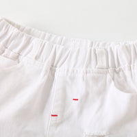 Load image into Gallery viewer, 2 Pieces Set Baby Kid Boys Flower Print Shirts And Solid Color Shorts Wholesale 23030803
