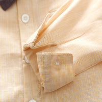 Load image into Gallery viewer, 2 Pieces Set Baby Boys Solid Color Bow Shirts And Rompers Wholesale 23030807
