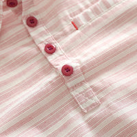 Load image into Gallery viewer, 2 Pieces Set Baby Boys Striped Polo Shirts And Solid Color Shorts Wholesale 23030810
