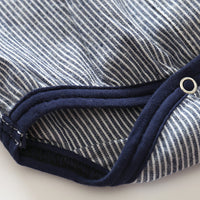 Load image into Gallery viewer, 2 Pieces Set Baby Boys Striped Rompers And Solid Color Shorts Wholesale 23030811
