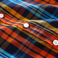 Load image into Gallery viewer, 2 Pieces Set Kid Boys Checked Shirts And Solid Color Shorts Wholesale 23030812
