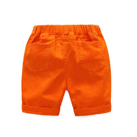 Load image into Gallery viewer, 2 Pieces Set Kid Boys Checked Shirts And Solid Color Shorts Wholesale 23030812
