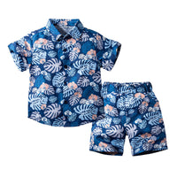 Load image into Gallery viewer, 2 Pieces Set Baby Kid Boys Print Shirts And Shorts Wholesale 230308159
