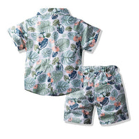Load image into Gallery viewer, 2 Pieces Set Baby Kid Boys Print Shirts And Shorts Wholesale 230308159
