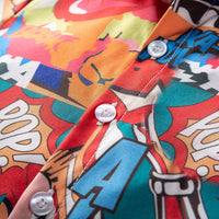 Load image into Gallery viewer, 2 Pieces Set Kid Boys Letters Cartoon Print Shirts And Shorts Wholesale 230308166
