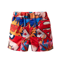 Load image into Gallery viewer, 2 Pieces Set Kid Boys Letters Cartoon Print Shirts And Shorts Wholesale 230308166
