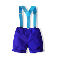 Load image into Gallery viewer, 2 Pieces Set Baby Kid Boys Dressy Fruit Print Shirts And Solid Color Rompers Wholesale 230308178
