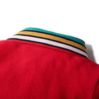 Load image into Gallery viewer, 2 Pieces Set Baby Kid Boys Striped Polo Shirts And Solid Color Shorts Wholesale 230308191
