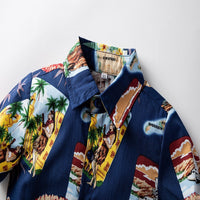 Load image into Gallery viewer, 2 Pieces Set Baby Kid Boys Tropical Print Shirts And Shorts Wholesale 230308210
