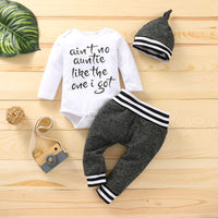 Load image into Gallery viewer, 2 Pieces Set Baby Boys Letters Rompers And Striped Pants Wholesale 230308229
