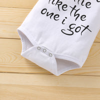 Load image into Gallery viewer, 2 Pieces Set Baby Boys Letters Rompers And Striped Pants Wholesale 230308229
