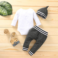 Load image into Gallery viewer, 2 Pieces Set Baby Boys Letters Rompers And Striped Pants Wholesale 230308229
