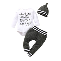 Load image into Gallery viewer, 2 Pieces Set Baby Boys Letters Rompers And Striped Pants Wholesale 230308229

