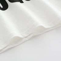 Load image into Gallery viewer, 2 Pieces Set Baby Kid Unisex Letters T-Shirts And Solid Color Ribbon Shorts Wholesale 23030827
