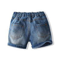 Load image into Gallery viewer, 2 Pieces Set Baby Boys Checked Rompers And Solid Color Shorts Wholesale 230308277
