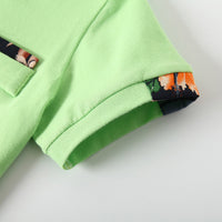 Load image into Gallery viewer, 2 Pieces Set Baby Kid Boys Flower Print Polo Shirts And Shorts Wholesale 230308278
