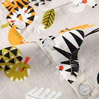 Load image into Gallery viewer, 2 Pieces Set Baby Kid Boys Animals Print Shirts And Solid Color Shorts Wholesale 230308279
