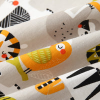 Load image into Gallery viewer, 2 Pieces Set Baby Kid Boys Animals Print Shirts And Solid Color Shorts Wholesale 230308279
