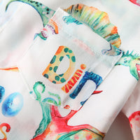 Load image into Gallery viewer, 2 Pieces Set Baby Kid Boys Dinosaur Print Shirts And Solid Color Shorts Wholesale 230308280
