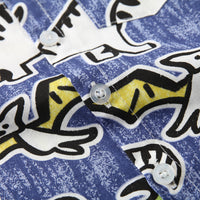 Load image into Gallery viewer, 2 Pieces Set Baby Kid Boys Dinosaur Print Shirts And Solid Color Rompers Wholesale 230308282
