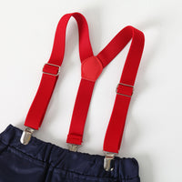 Load image into Gallery viewer, 2 Pieces Set Baby Kid Boys Dinosaur Print Shirts And Solid Color Rompers Wholesale 230308282
