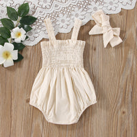 Load image into Gallery viewer, Baby Girls Solid Color Rompers Wholesale 230308293
