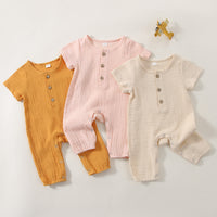 Load image into Gallery viewer, Baby Unisex Solid Color Jumpsuits Wholesale 230308295

