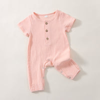Load image into Gallery viewer, Baby Unisex Solid Color Jumpsuits Wholesale 230308295
