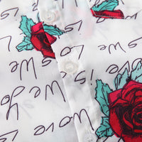 Load image into Gallery viewer, 2 Pieces Set Baby Kid Boys Flower Print Shirts And Solid Color Shorts Wholesale 230308297
