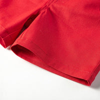 Load image into Gallery viewer, 2 Pieces Set Baby Kid Boys Flower Print Shirts And Solid Color Shorts Wholesale 230308297
