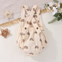 Load image into Gallery viewer, Baby Girls Rainbow Print Rompers Wholesale 230308299
