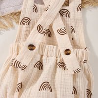 Load image into Gallery viewer, Baby Girls Rainbow Print Rompers Wholesale 230308299
