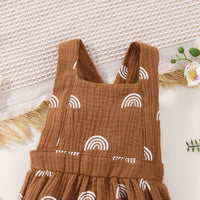 Load image into Gallery viewer, Baby Girls Rainbow Print Rompers Wholesale 230308299
