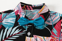Load image into Gallery viewer, 2 Pieces Set Baby Kid Boys Tropical Shirts And Solid Color Shorts Wholesale 230308302
