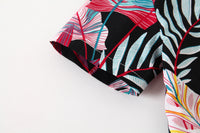 Load image into Gallery viewer, 2 Pieces Set Baby Kid Boys Tropical Shirts And Solid Color Shorts Wholesale 230308302
