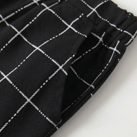 Load image into Gallery viewer, 2 Pieces Set Baby Kid Boys Color-blocking Checked T-Shirts And Shorts Wholesale 230308303
