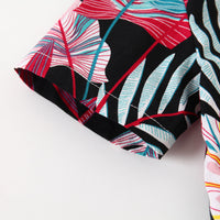 Load image into Gallery viewer, 2 Pieces Set Baby Kid Boys Plant Print Shirts And Ripped Shorts Wholesale 230308306
