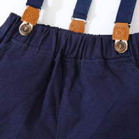 Load image into Gallery viewer, 2 Pieces Set Baby Kid Boys Dressy Solid Color Shirts And Rompers Wholesale 230308307
