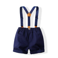 Load image into Gallery viewer, 2 Pieces Set Baby Kid Boys Dressy Solid Color Shirts And Rompers Wholesale 230308307
