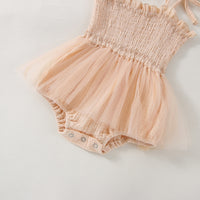 Load image into Gallery viewer, Baby Girls Solid Color Lace Rompers Wholesale 230308310

