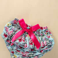 Load image into Gallery viewer, 2 Pieces Set Baby Girls Letters Tops And Bow Shorts Wholesale 230308317
