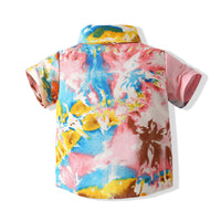 Load image into Gallery viewer, 2 Pieces Set Baby Kid Boys Tie Dye Tops And Shorts Wholesale 230308322

