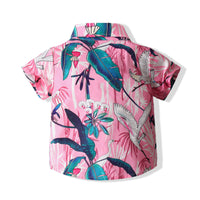 Load image into Gallery viewer, 2 Pieces Set Baby Kid Boys Animals Print Shirts And Solid Color Shorts Wholesale 230308325
