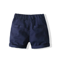 Load image into Gallery viewer, 2 Pieces Set Baby Kid Boys Animals Print Shirts And Solid Color Shorts Wholesale 230308325
