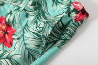 Load image into Gallery viewer, 2 Pieces Set Baby Kid Boys Flower Print Shirts And Plant Shorts Wholesale 230308327
